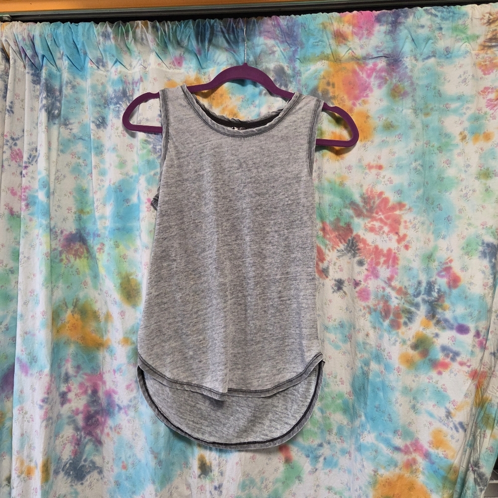 Jaclyn Intimates Grey Muscle Tank Size Small